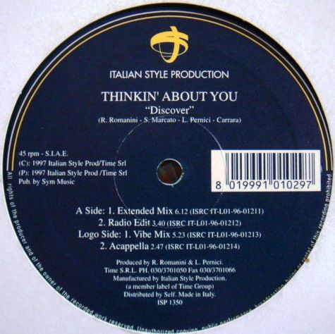 Discover - Thinkin' About You (Acappella)