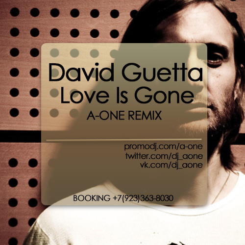 David Guetta - Love Is Gone (A-One Remix) [2014]