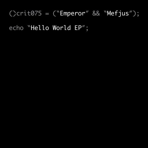 Mefjus & Emperor - Disrupted; Mefjus - Signalz (Emperor Remix); Emperor & Mefjus - Void Main Void; Emperor - Precursor (Mefjus Remix) [2014]