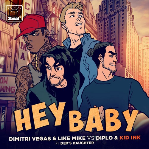 Dimitri Vegas & Like Mike vs Diplo & Kid Ink - Hey Baby feat. Deb's Daughter (PBH & Jack Shizzle Remix) 3Beat.mp3