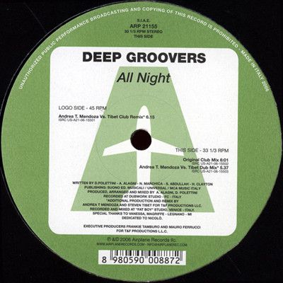 Deep Groovers ‎- All Night (Andrea T. Mendoza vs. Tibet Dub Mix).mp3