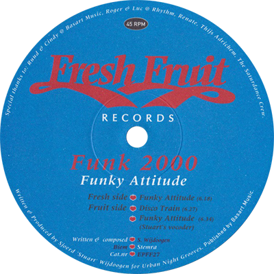 Funk 2000 - Funky Attitude (NL Vinyl, 12'') [1999]