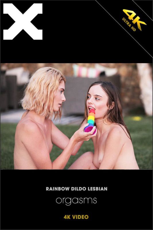 Kendall Rae & Lolita - Rainbow Dildo Lesbian Orgasms 2018-10-16
