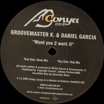Groovemaster K. & Daniel Garcia ‎ Want You 2 Work It  (Dub Mix).mp3