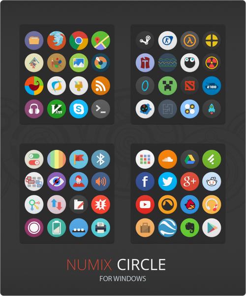Numix Circle Icon Pack