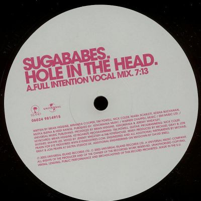 Sugababes ‎ Hole In The Head (Full Intention Vocal Mix).mp3