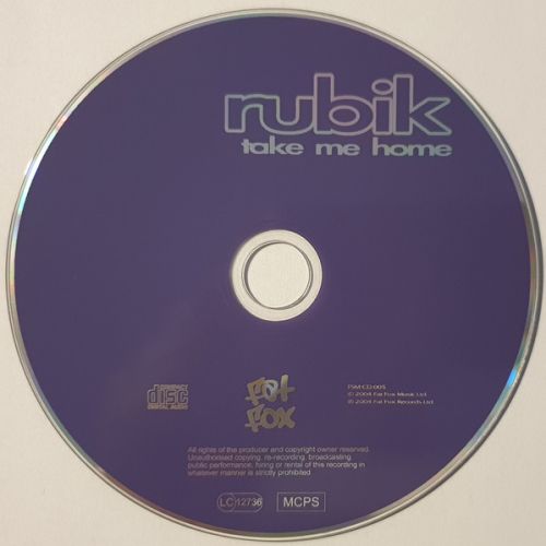 Rubik ‎ Take Me Home (UK CDS) [2004]