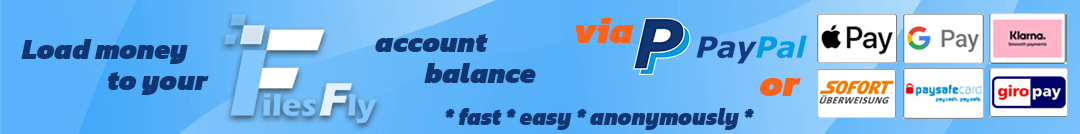 How to load money to your FilesFly account balance